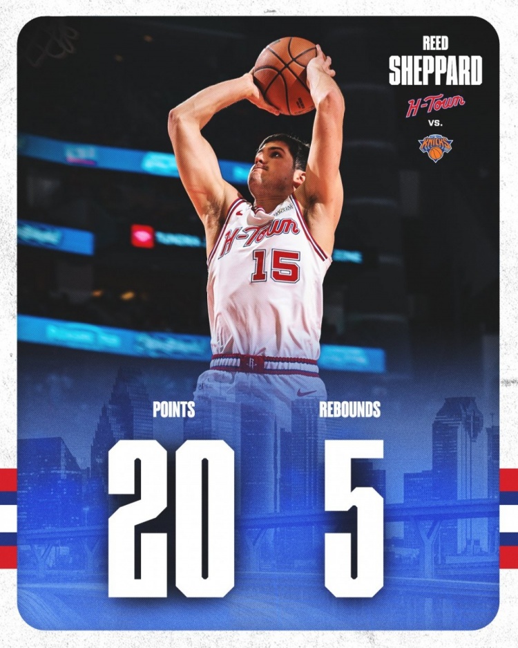 开云中国-团队胜利！火箭官方发布六张数据海报：首发五人组+谢泼德