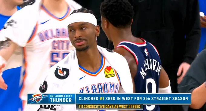 开云sports-新的王朝？雷霆锁定西部第一，且坐稳西部第一已持续311天